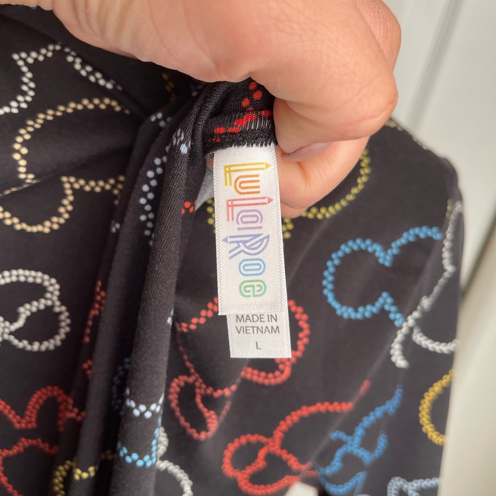 LulaRoe Disney Mickey & Minnie Dress Large - Picture 6 of 6